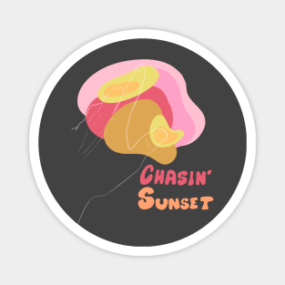 Chasin' Sunset Strawberry Magnet